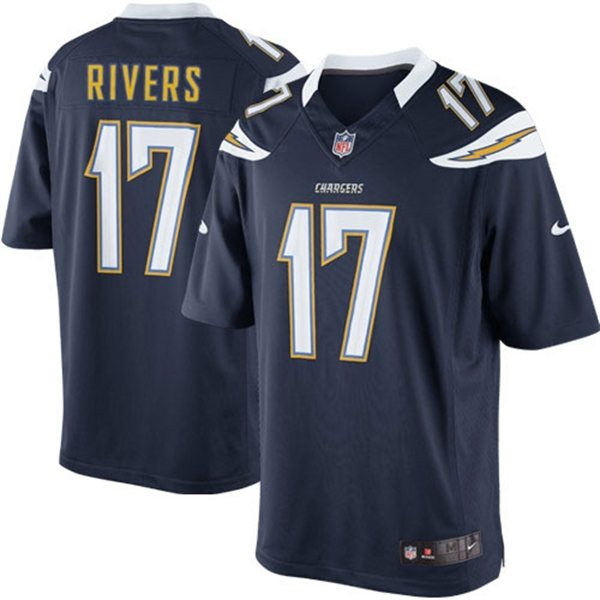 Philip Rivers Nike Team Color Limited Jersey – Navy Blue
